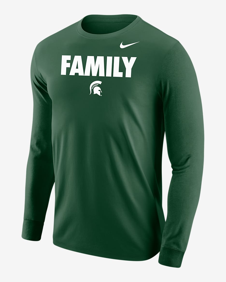 Michigan State Men s Nike College Long Sleeve T Shirt